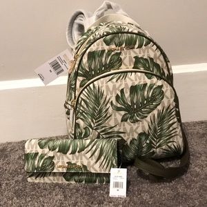 **SOLD** Michael Kors backpack and wallet